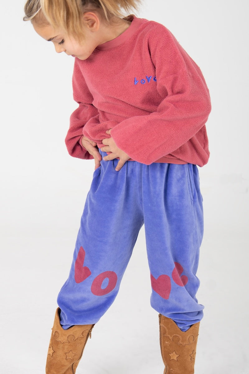 Teddy Sweater Love Embroidery Pink Lemonade Lötiekids