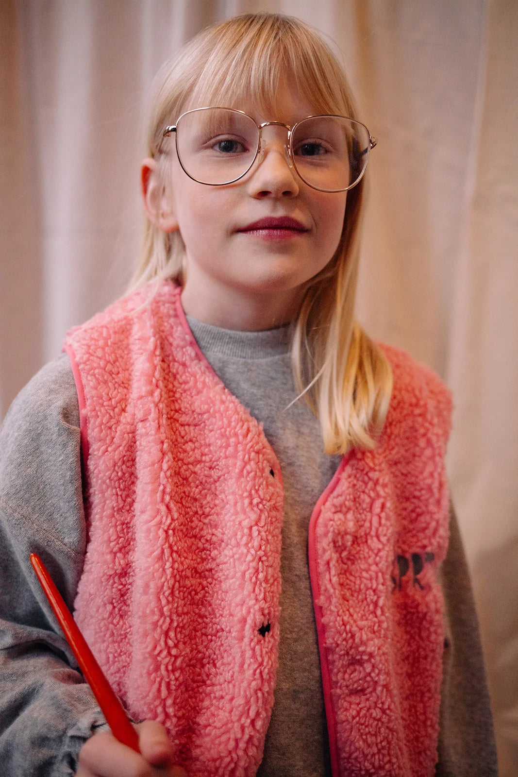Loose Teddy Gilet Bloom Sproet & Sprout