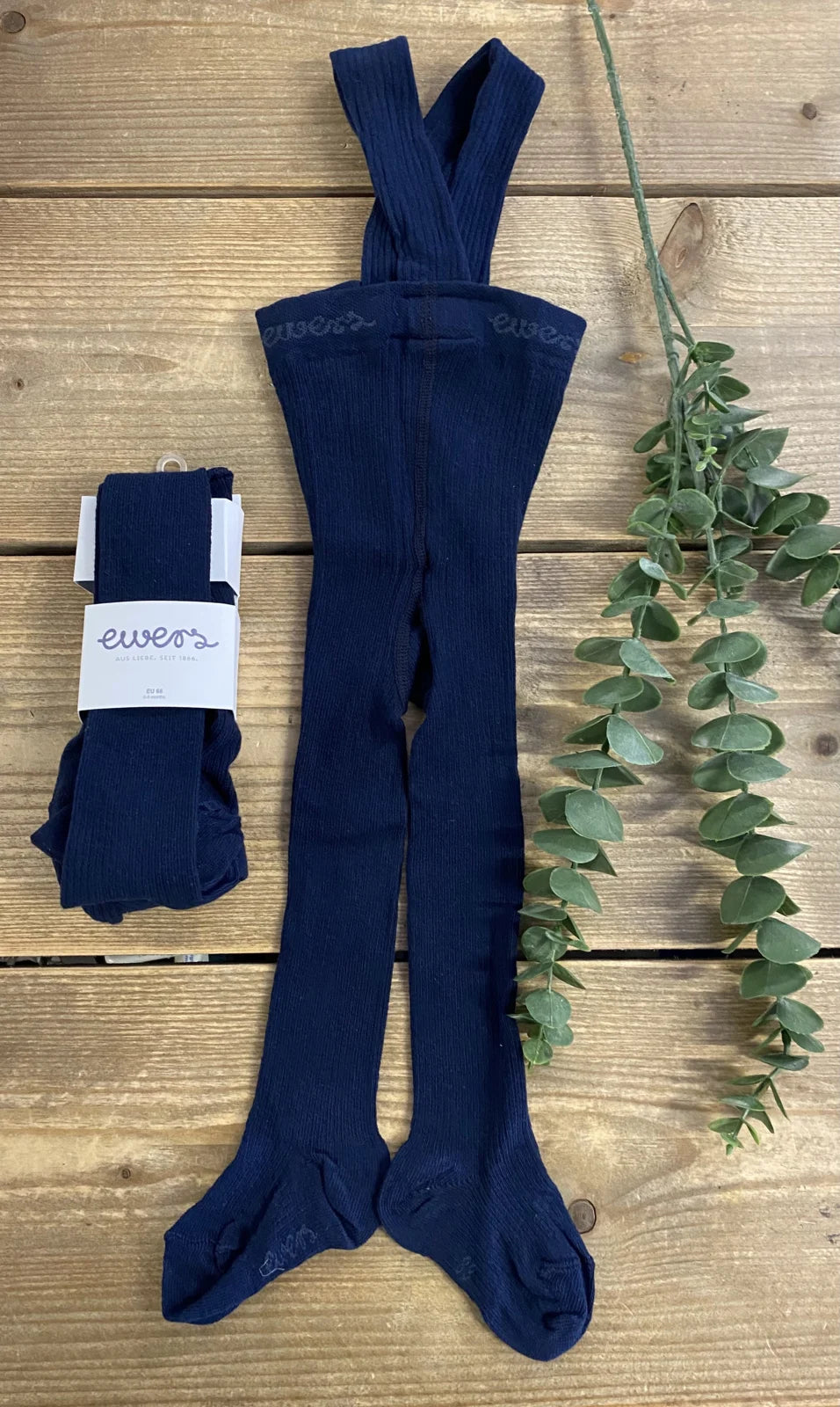 Kousenbroek met Bretellen Navy Ewers