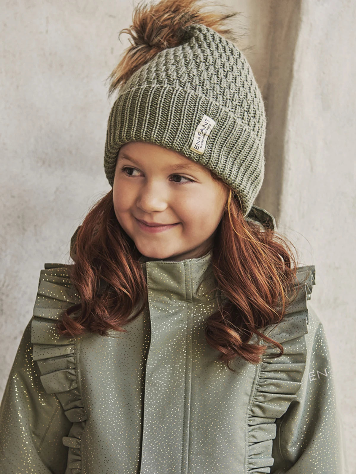 Beanie with Fake Fur Shadow En*Fant