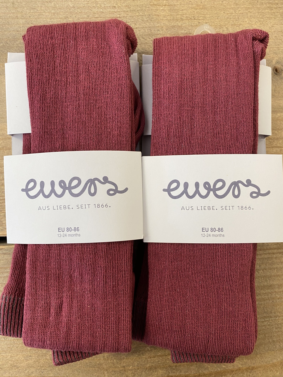 Kousenbroek met Ribmotief Marone Ewers