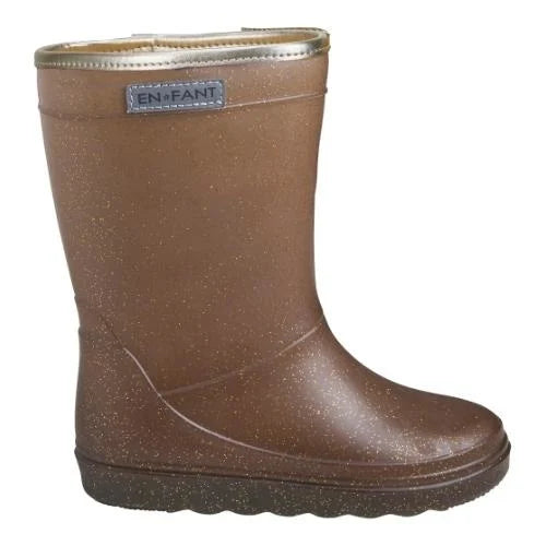Thermo Boots Glitter Coffee Bean En*Fant