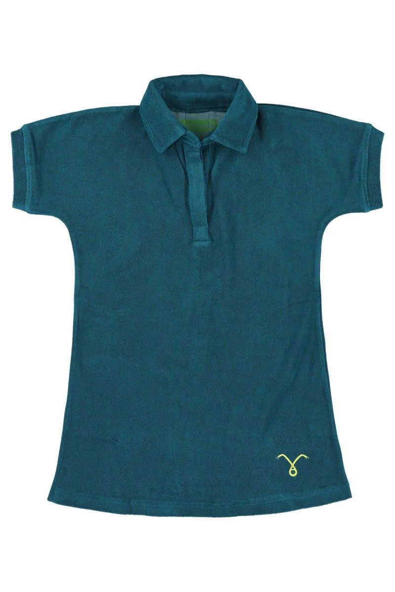Frida Polo Dress Ocean Depths Lily Balou