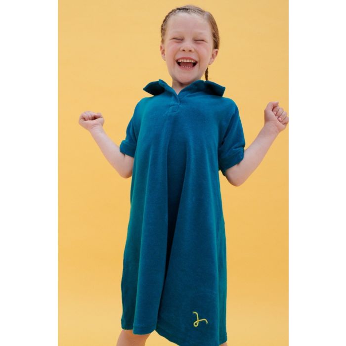 Frida Polo Dress Ocean Depths Lily Balou