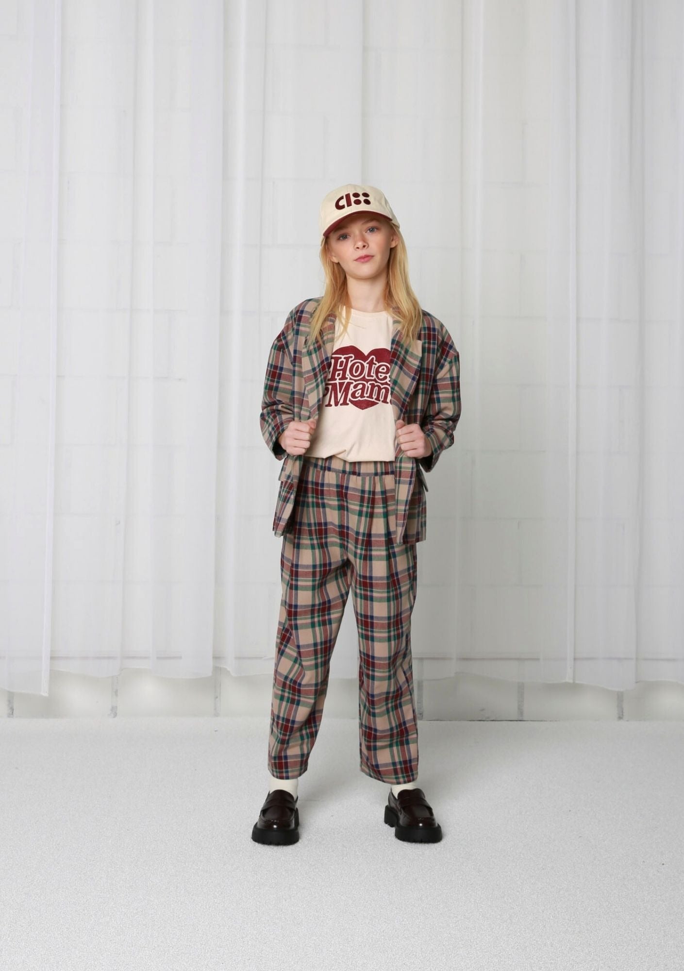 Darted Trouser Plaid Blue Cos I Said So