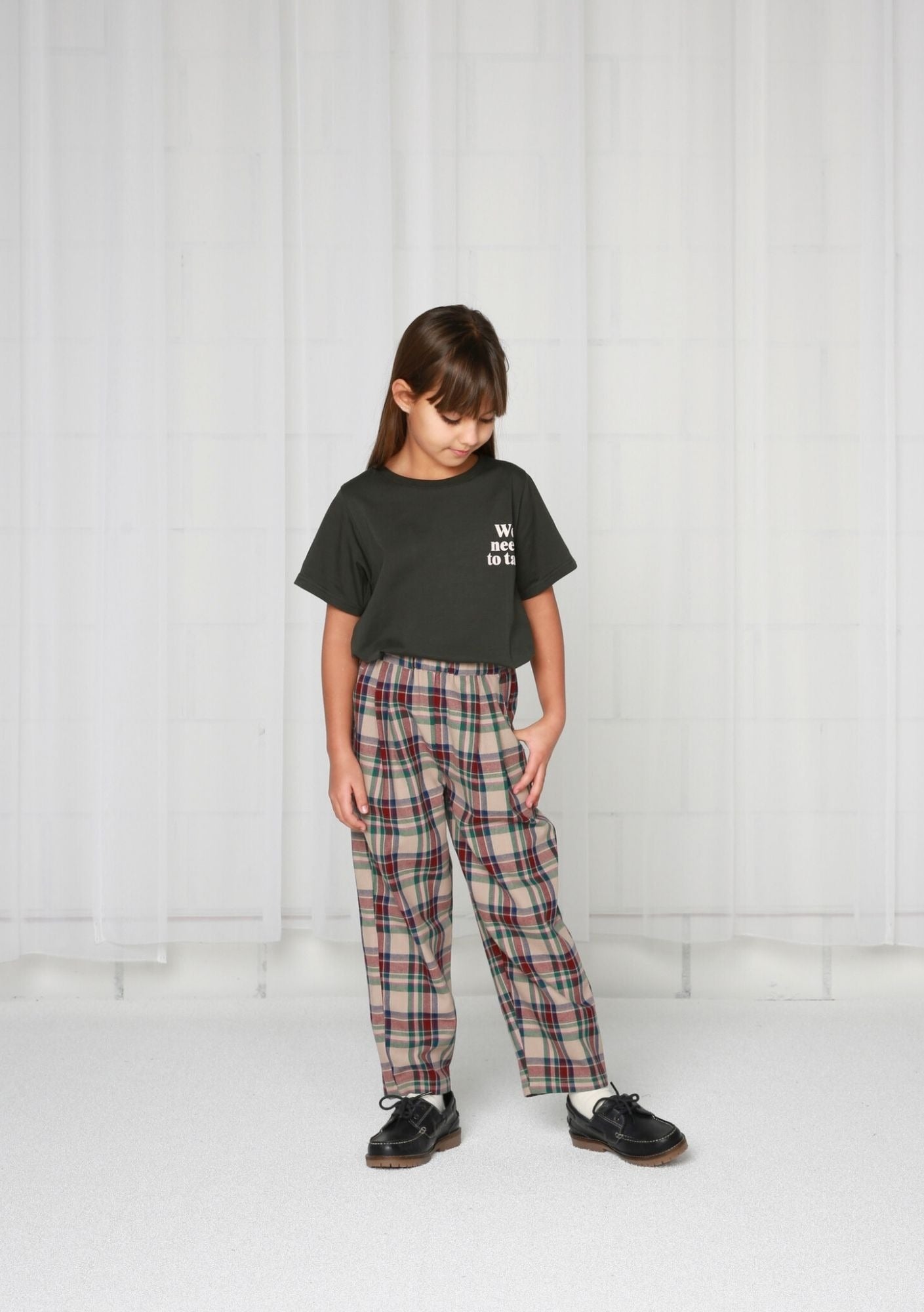Darted Trouser Plaid Blue Cos I Said So