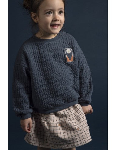 Sweatshirt Quilted Night Blue Babyclic
