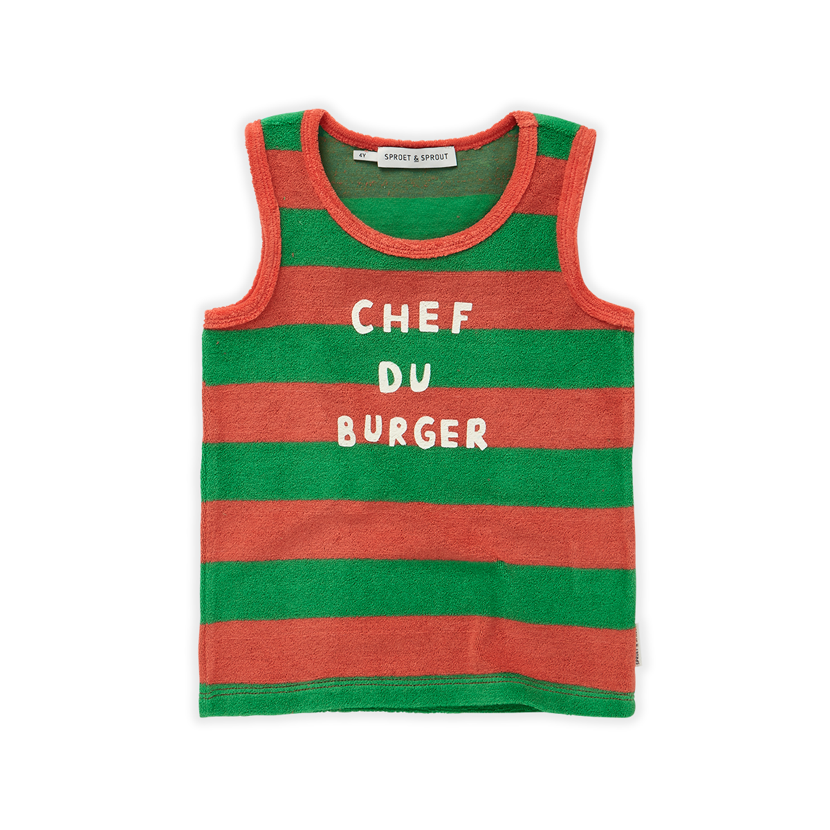 Tanktop Coral Chef du Burger Sproet & Sprout