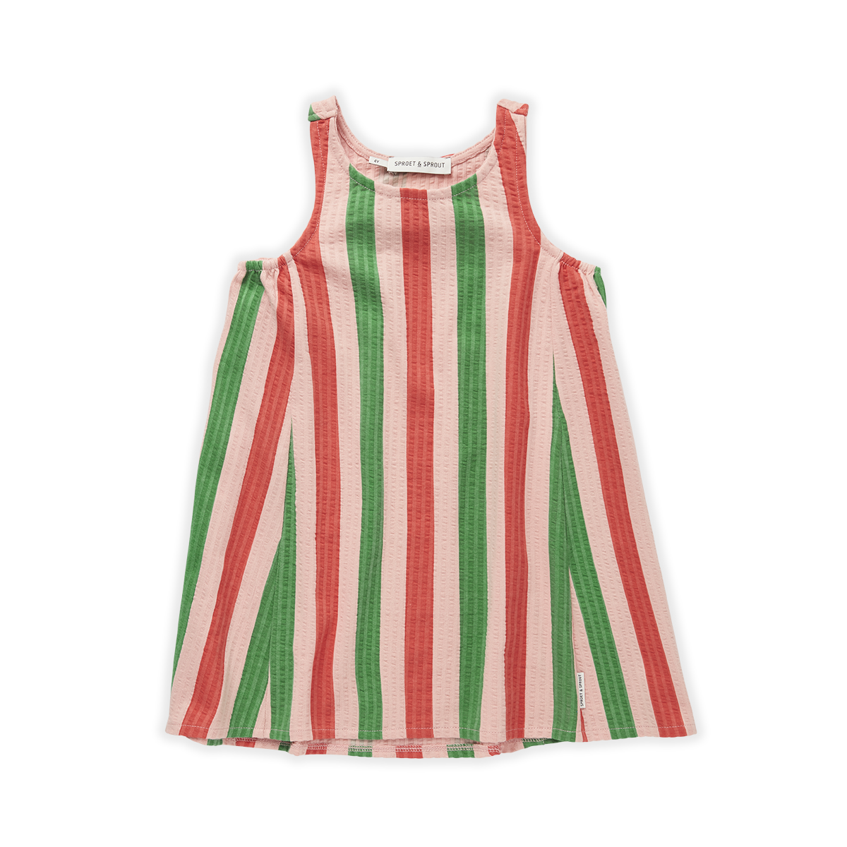 Dress Loose Coral Stripe Sproet & Sprout