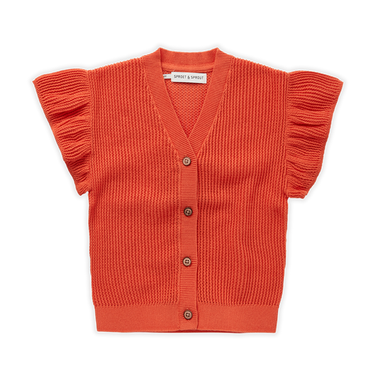 Knitted Cardigan Coral Sproet & Sprout