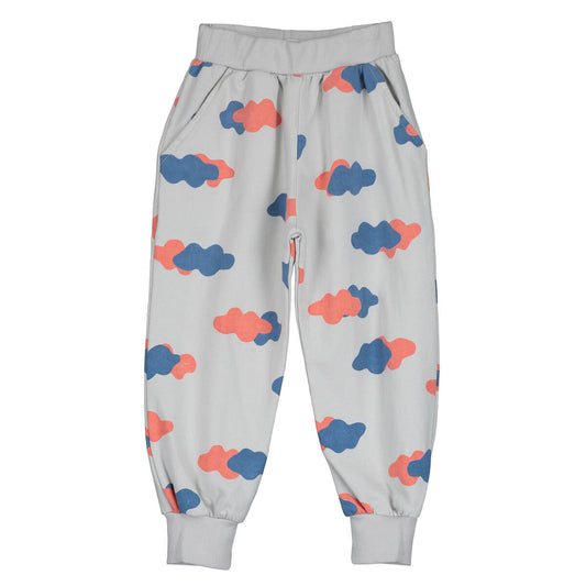 Jogger Pants Little Clouds Grey Lötiekids