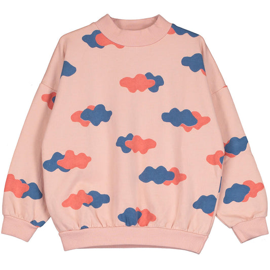 Sweatshirt Little Clouds Rose Lötiekids