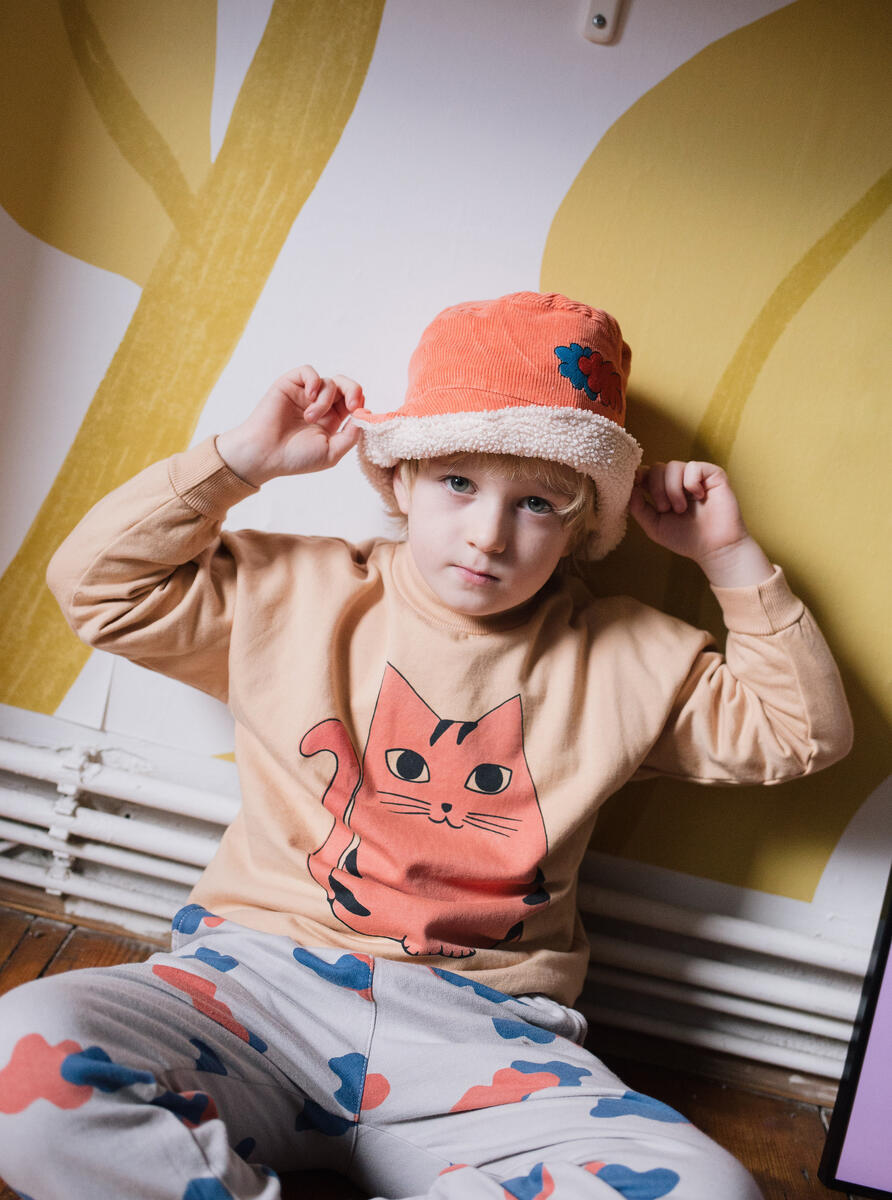 Jogger Pants Little Clouds Grey Lötiekids