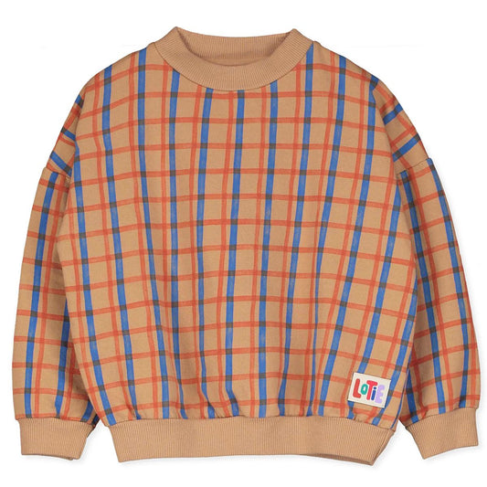 Sweatshirt Checks Toasted Lötiekids