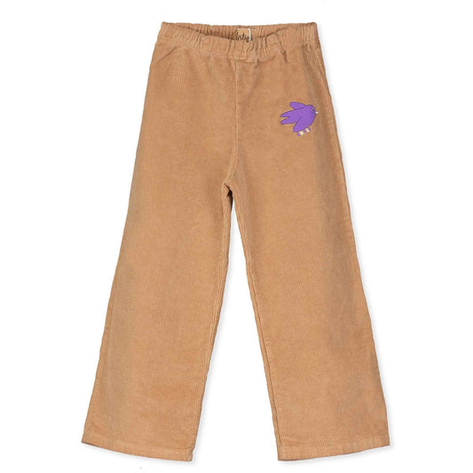 Corduroy Pants Flowing Bird Embroidery Toasted Lötiekids