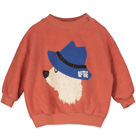 Teddy Sweatshirt Chill Dog Clay Lötiekids