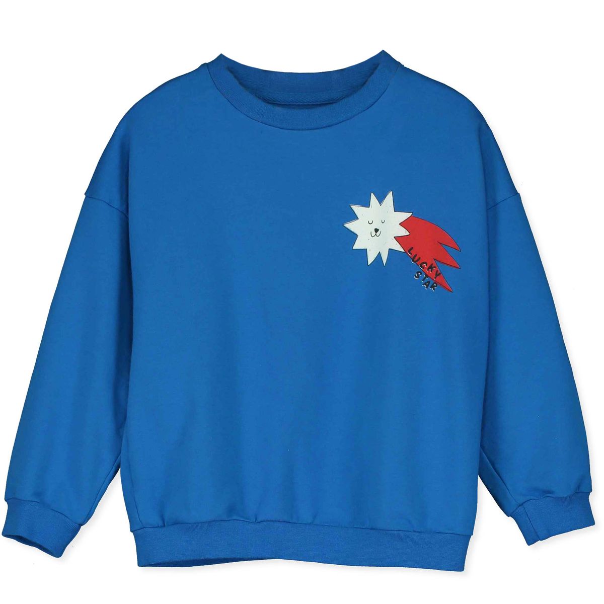 Sweatshirt Small Lucky Star Royal Blue Lötiekids