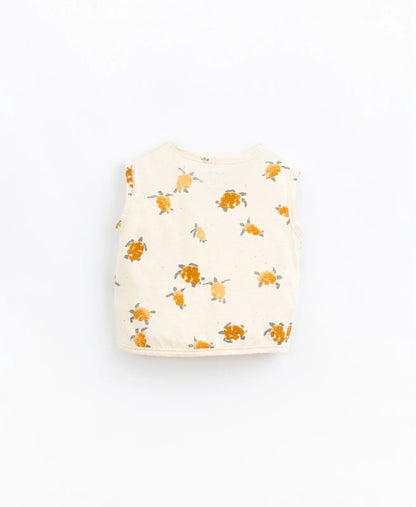 Printed Sleeveless T-Shirt Turtle Reed Play Up