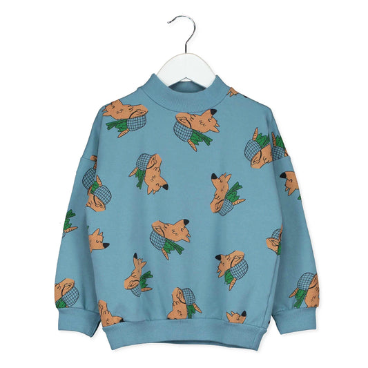 Sweatshirt Wolfs Blue Lötiekids