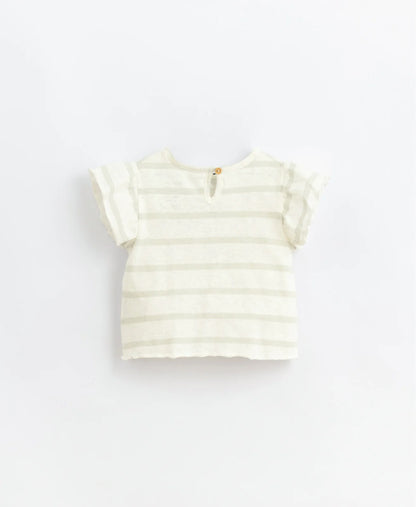 T-Shirt in Blend Organic Cotton and Linen Ceres Play Up