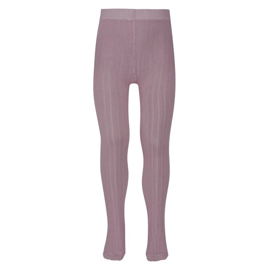 Kousenbroek met Ribmotief Dusty Mauve Ewers