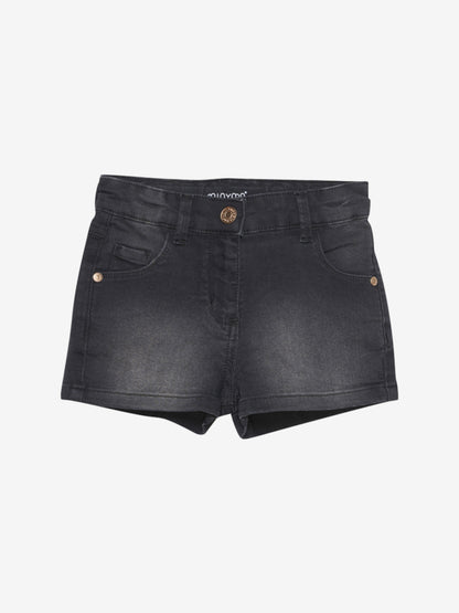 Shorts Girl Power Stretch Grey Black Minymo