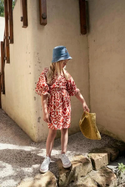 Liesje Dress Aztec Cherry Artic Ammehoela