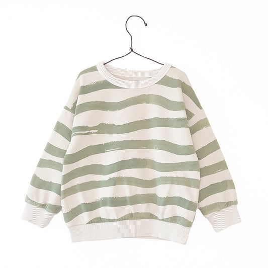 Sweater Stripes Fiber Riscas Play Up