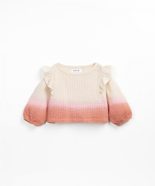 Jacquard Sweater Coral Play Up