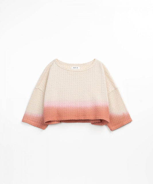 Jacquard Sweater Coral Childhood Play Up