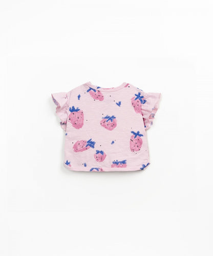 T-Shirt Strawberries Hand Play Up
