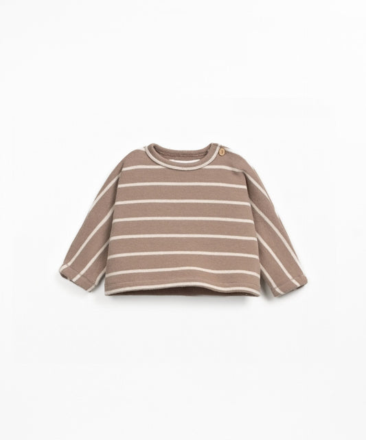 Striped Jersey Sweat Pencil Play Up