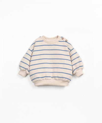 Striped Jersey Sweat Watercolor Play Up