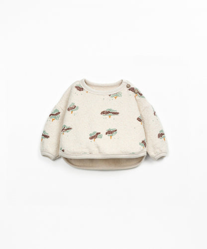 Sweater Trees print Pencil Play Up