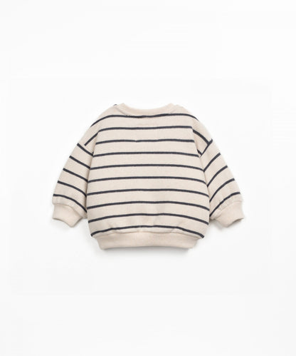 Sweater Stripes Grafite Play Up