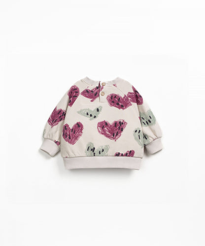 Sweater with Heart print Tones Play Up