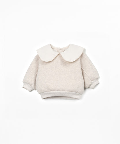 Sweater with Collar Tones Play Up