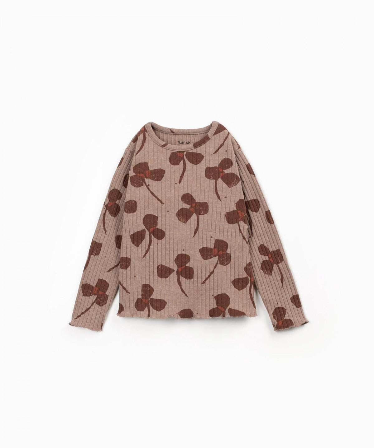 Rib Longsleeve Shirt Clover Drawing Play Up