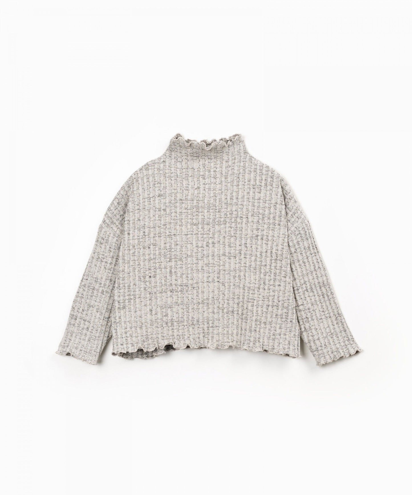 Rib Sweater Cat Play Up
