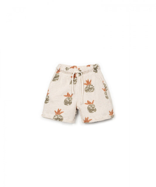 Printed Jersey Shorts Pineapple Bio Resin Play Up
