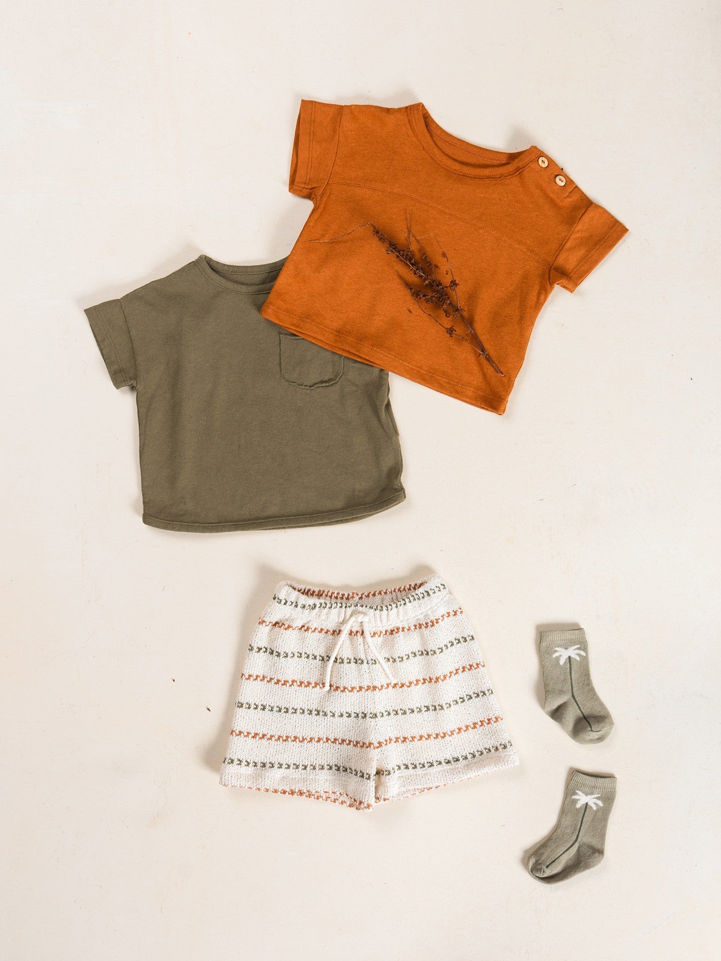 Striped Jersey Short Sew Play Up