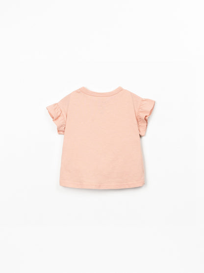 T-Shirt with Gathered Sleeves Tulip Play Up