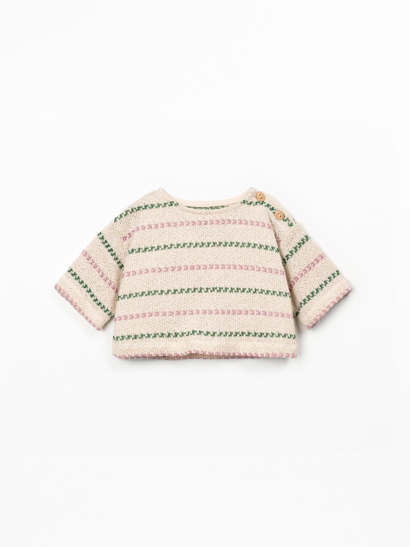 Striped Jersey Sweater Sculpture Play Up