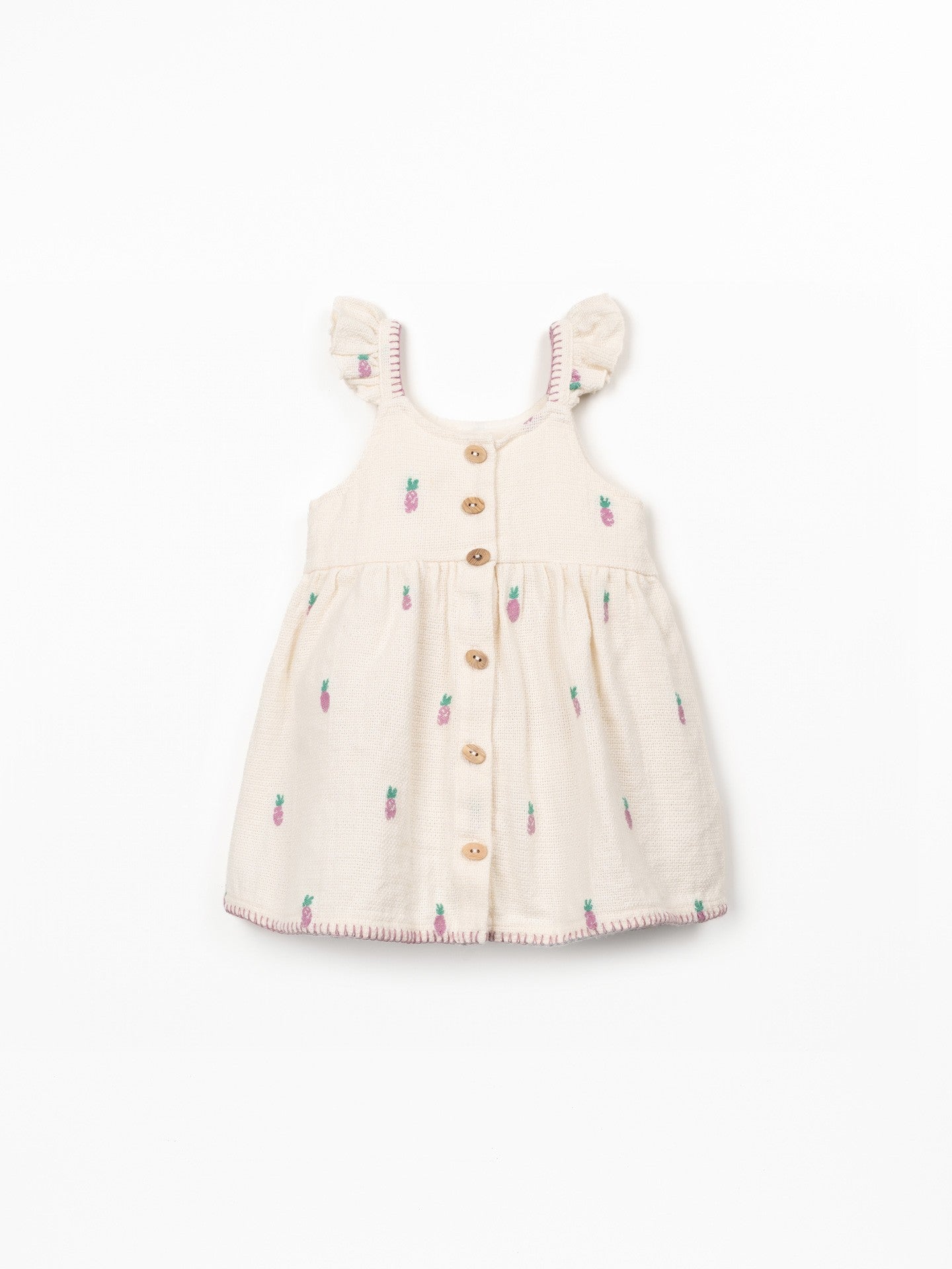 Woven Dress Pineapples Cru Play Up