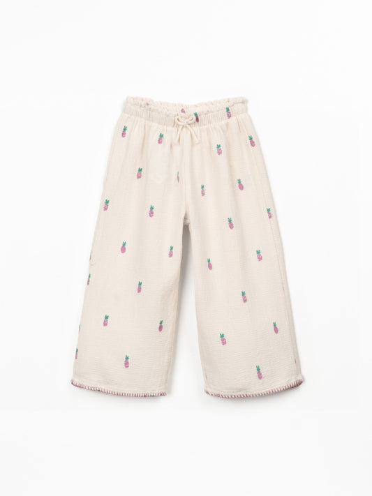 Woven Trousers Pineapples Bio Resin Play Up