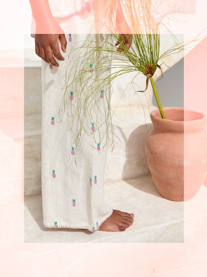 Woven Trousers Pineapples Bio Resin Play Up