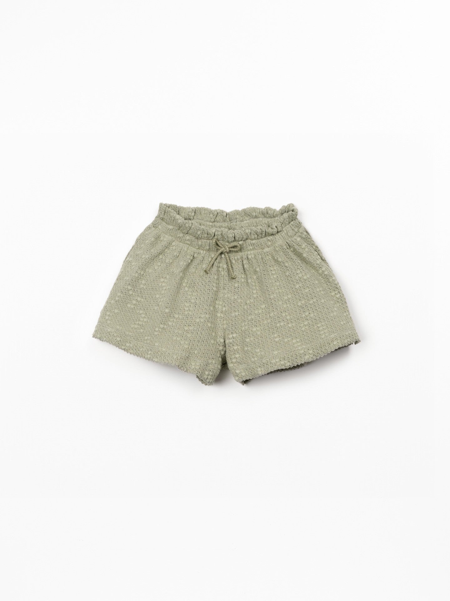 Knit Shorts Texture Play Up