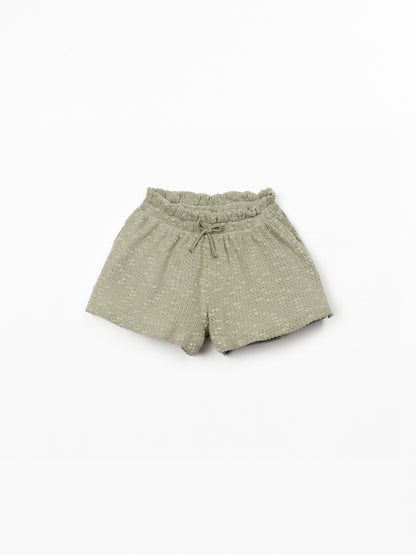 Knit Shorts Texture Play Up