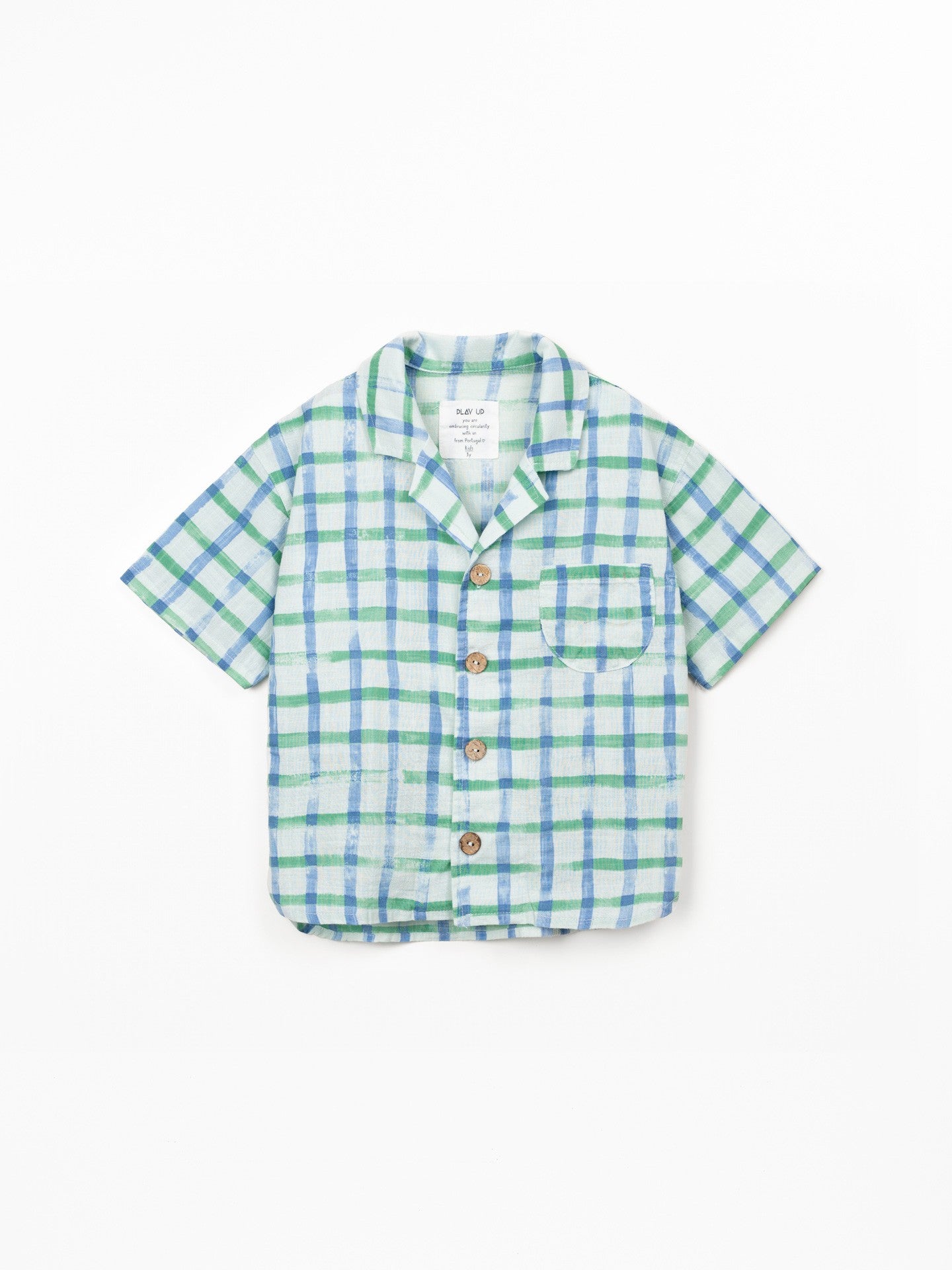 Woven Shirt Plaid Studio Play Up