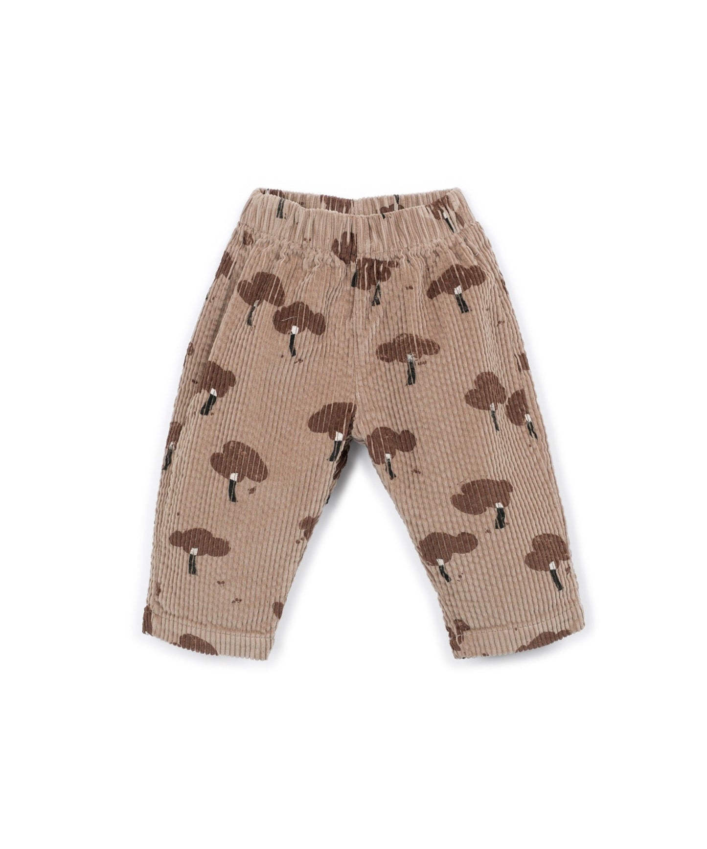Printed Corduroy Trousers Drawing Play Up